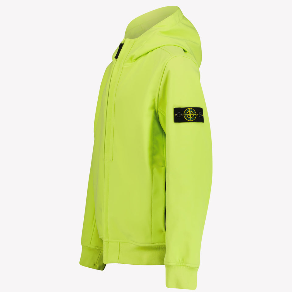 Stone Island Boys softshell jacket Lime