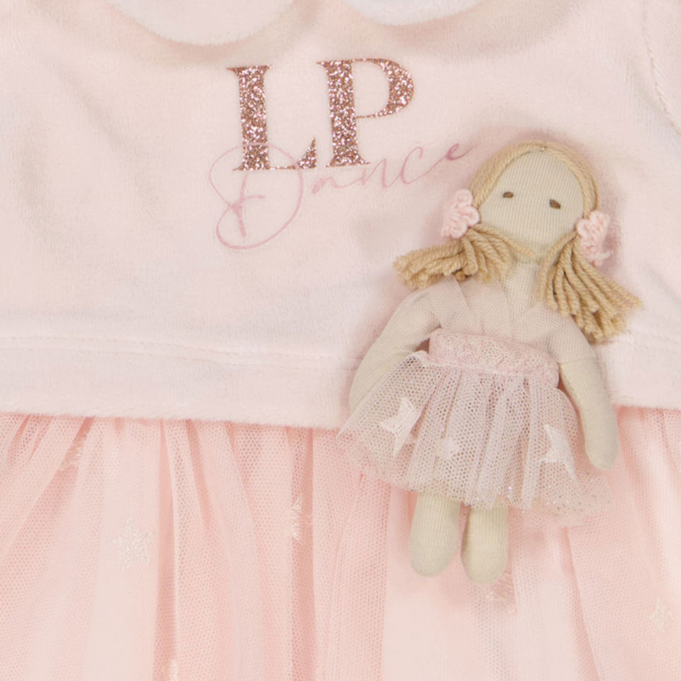 Lapin House Baby Girls Dress Light Pink