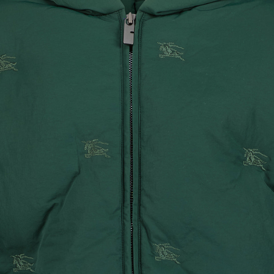 Burberry Girls winter coat Dark Green