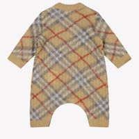 Burberry Camillo Baby Unisex Playsuit  Light Beige