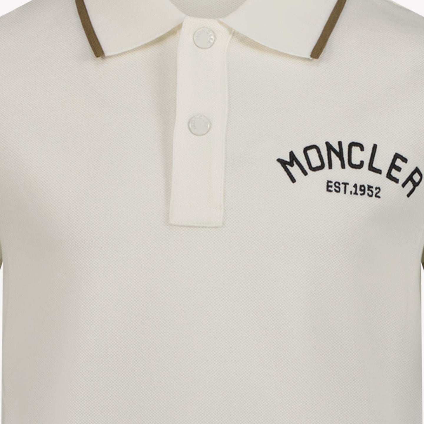 Moncler Jongens Polo Wit 4Y