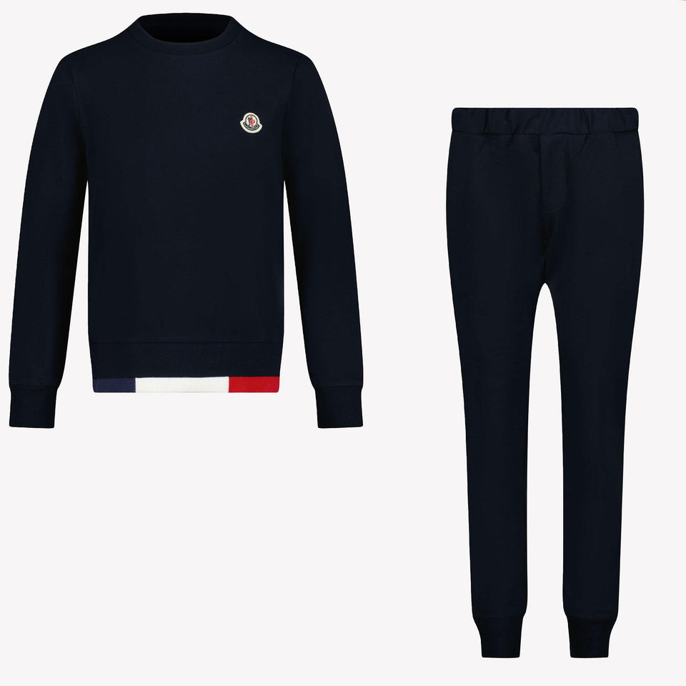 Moncler Kids Boys' Tracksuit in Navy