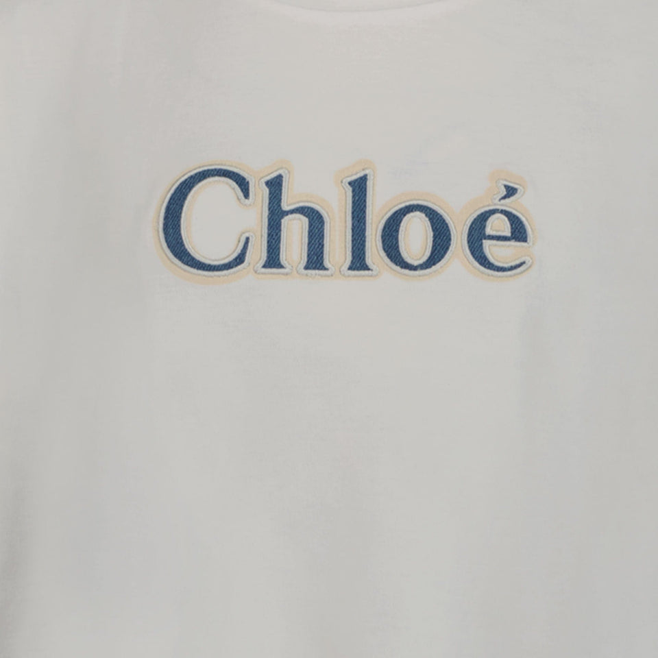 Chloe Meisjes T-shirt Off White
