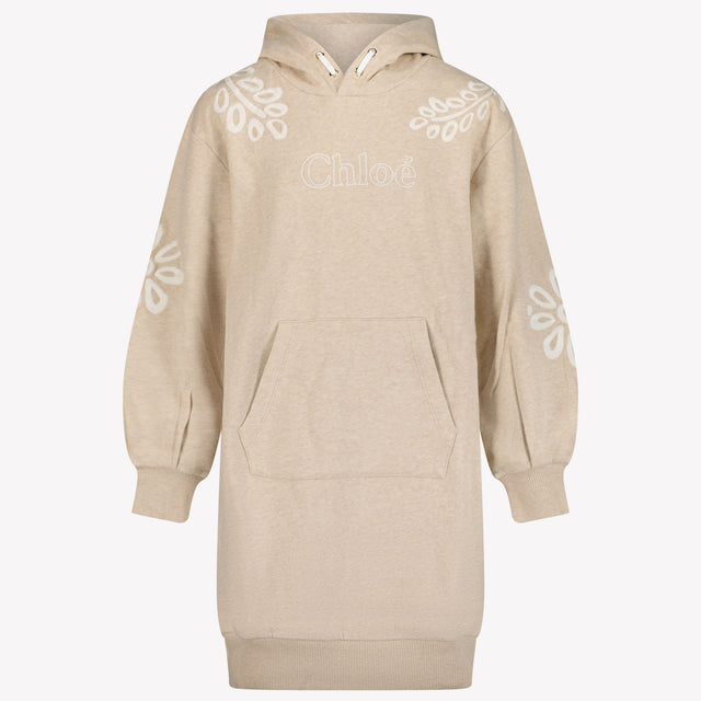 Chloé Girls Dress Beige