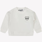 Moschino Baby Unisex Trui Off White