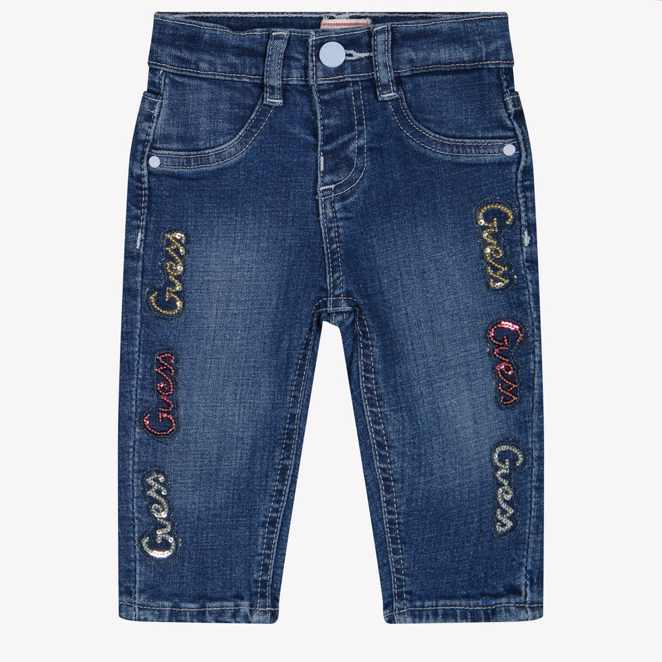 Guess Baby Boys Jeans In Blue