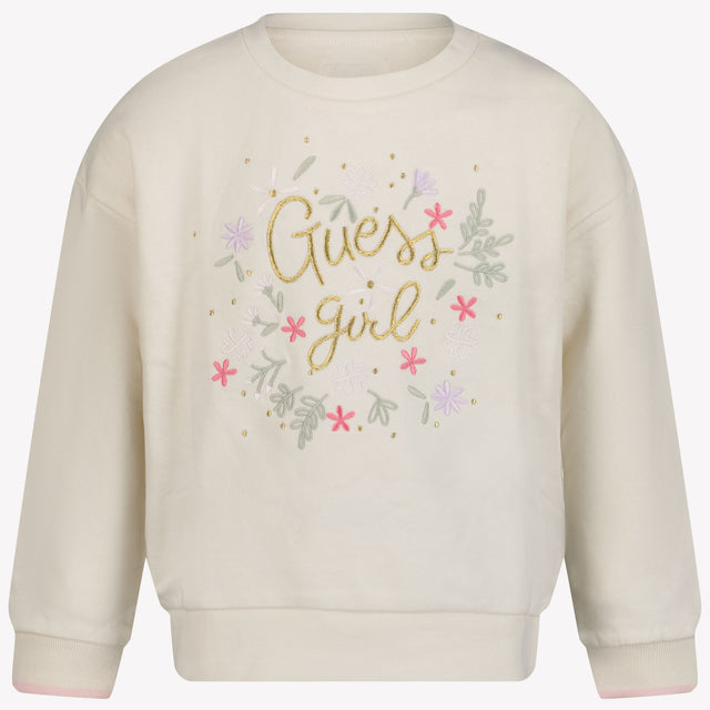 Guess Children's girls sweater OffWhite