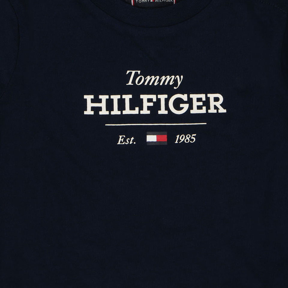 Tommy Hilfiger Baby Jongens T-Shirt Navy