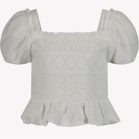 Mayoral Kinder Meisjes T-Shirt Off White 2Y