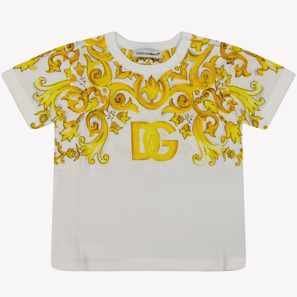 Dolce & Gabbana Baby Meisjes T-shirt Geel 3/6