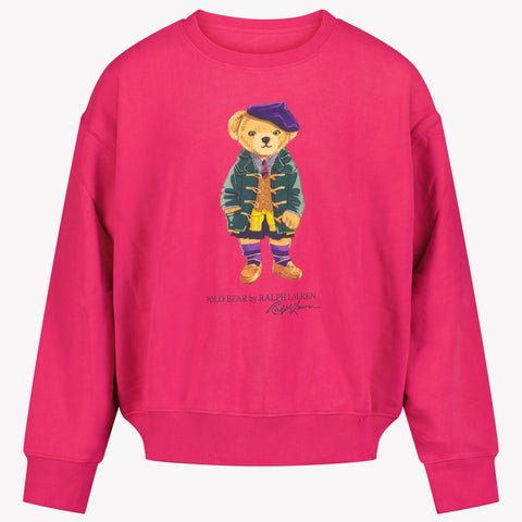 Ralph Lauren Girls sweater Fuchsia