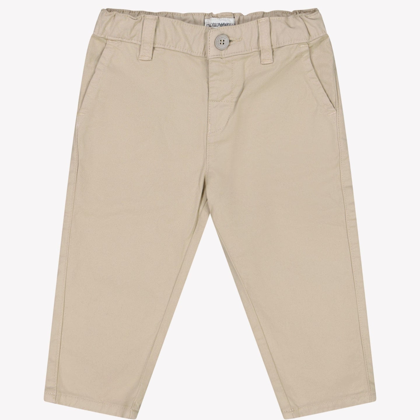 Armani Baby Jongens Broek Beige 6 mnd