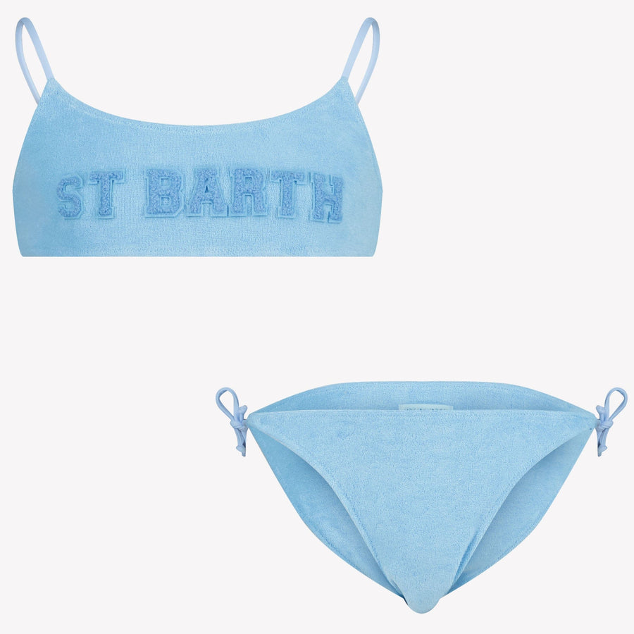 MC2 Saint Barth Girls Swimwear Light Blue
