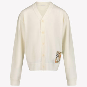 Burberry Romie Kids Boys Vest  Offwhite