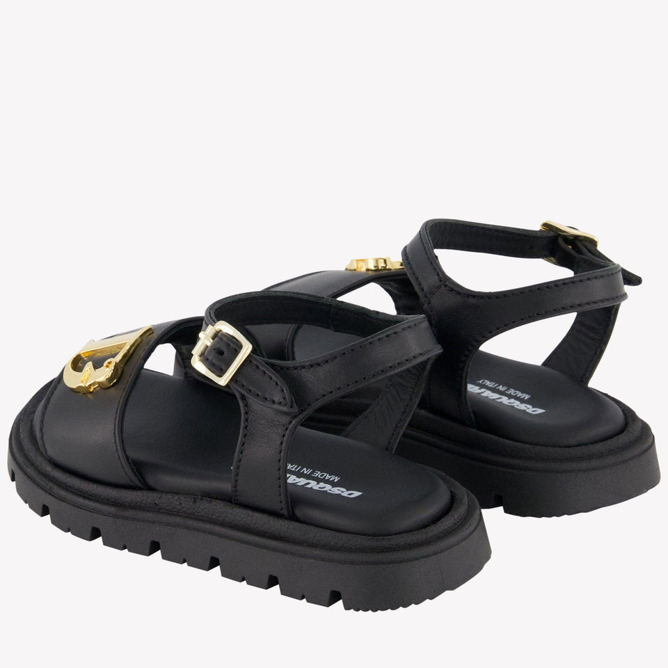 Dsquared2 Girls Sandals In Black