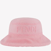 Fendi Kids Girls hat Light Pink