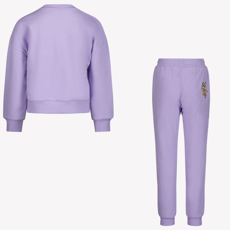 Kenzo Kids Girls Pants Lilac