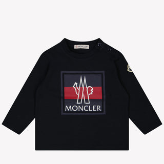 Moncler Baby Jongens T-shirt Navy