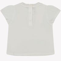 Fendi Baby Meisjes T-shirt Wit