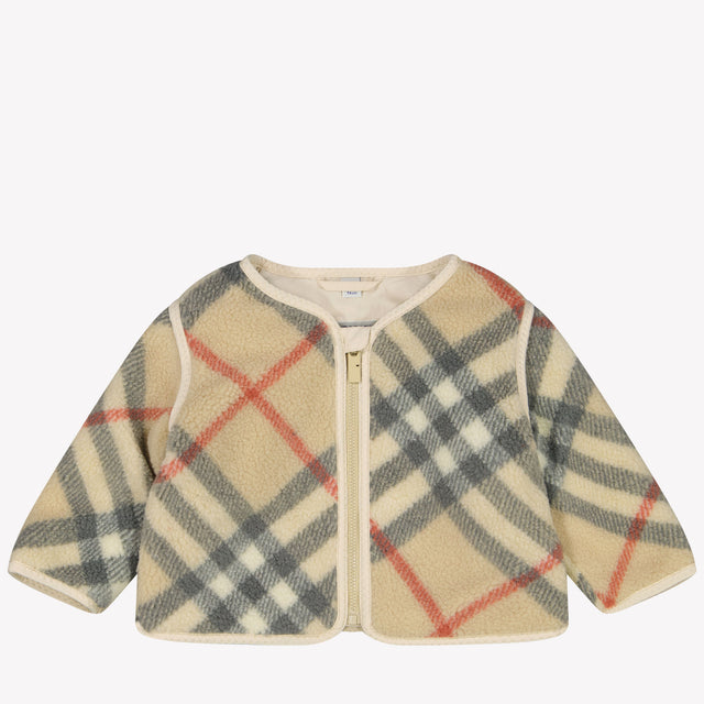 Burberry BOBBY Baby Unisex Vest In Beige