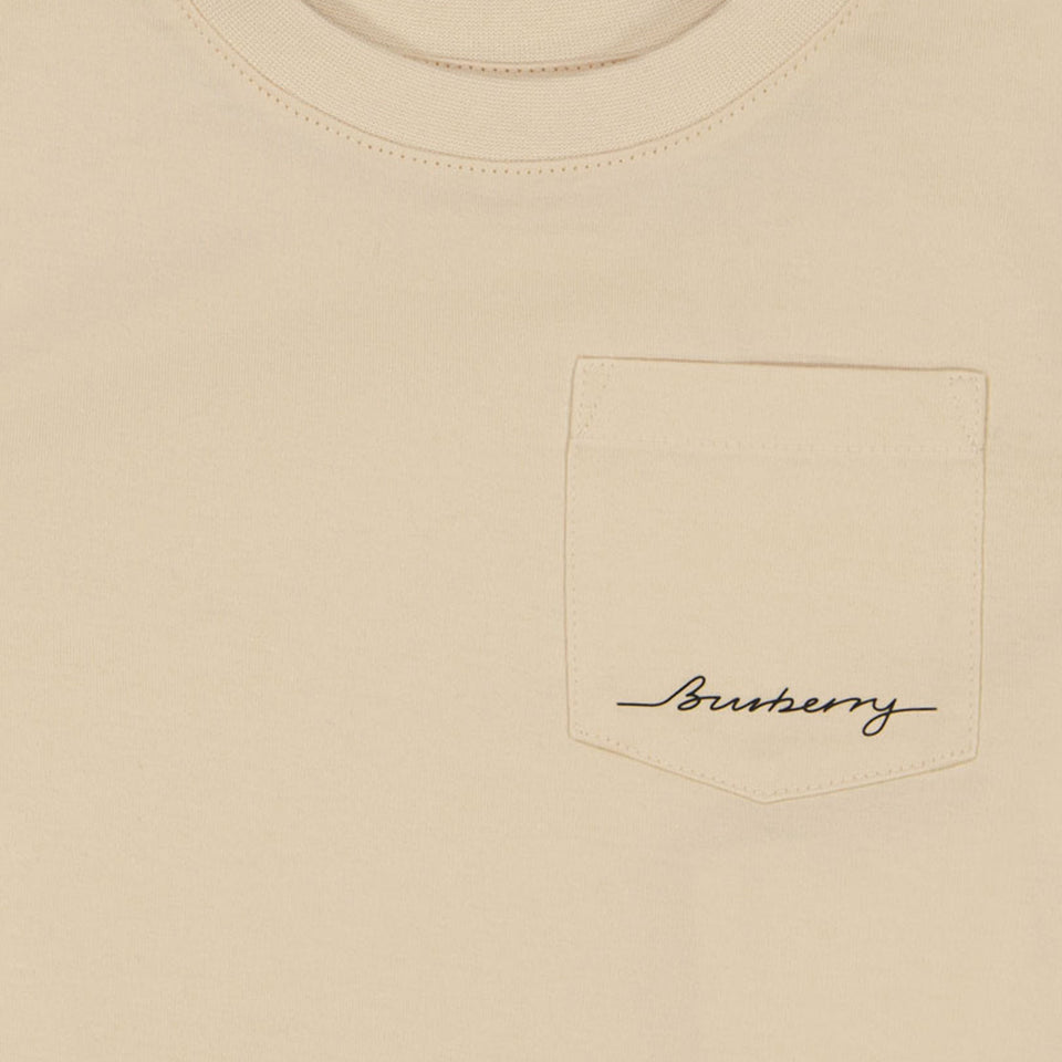 Burberry Cedar baby girls t-shirt in Salmon