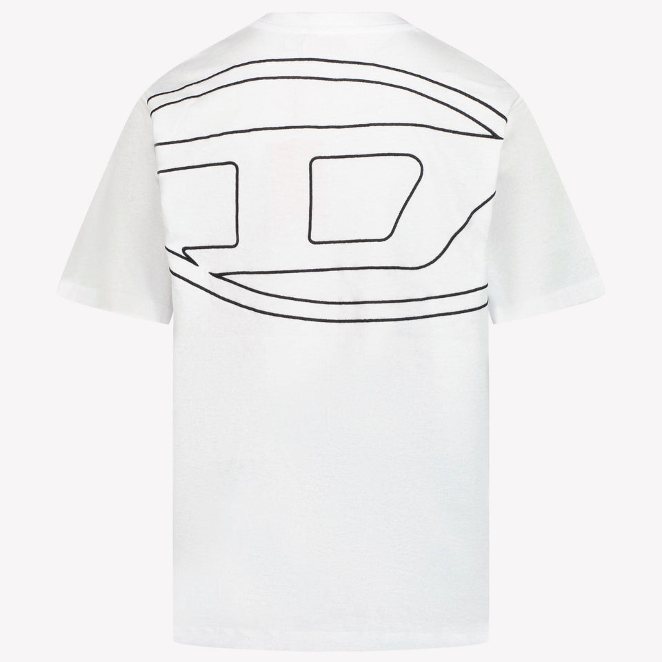 Diesel Kids Unisex T-Shirt in White