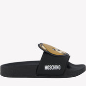 Moschino Kids Unisex Slippers Black