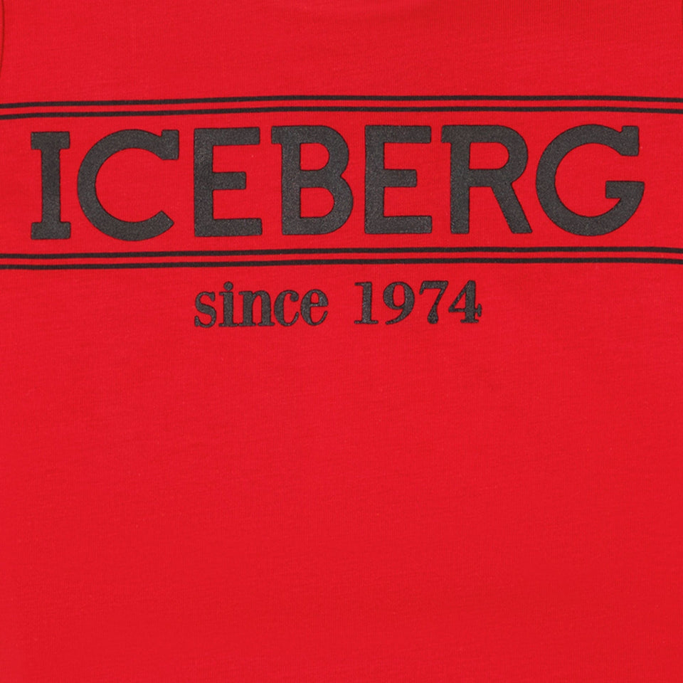 Iceberg Baby Jongens T-shirt Rood