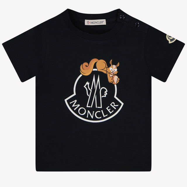 Moncler Baby Jongens T-shirt Navy