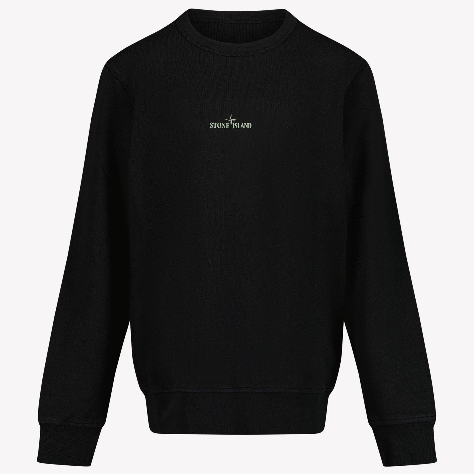 Stone Island Kids Boys Sweater in Black