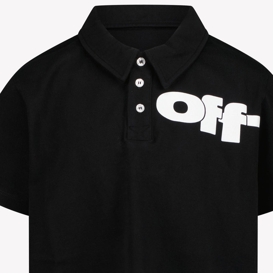 Off-White Children's boys polo in Black