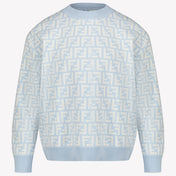 Fendi Children's boys sweater in Light Blue