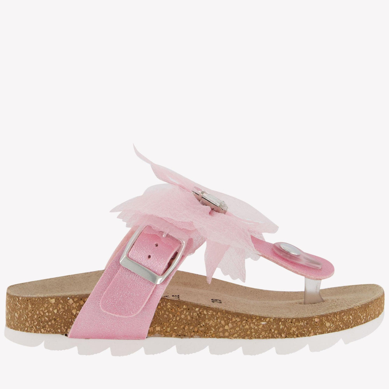 Monnalisa Girls Flipflops  Light Pink