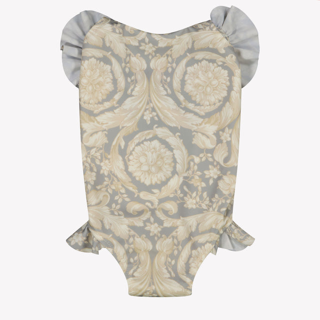 Versace Baby Girls Swimwear In Beige