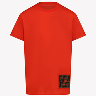 Fendi Unisex T-shirt Rood