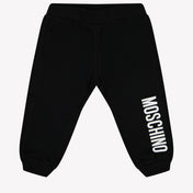 Moschino Baby unisex pants Black