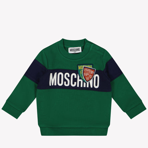 Moschino Baby boys sweater Green