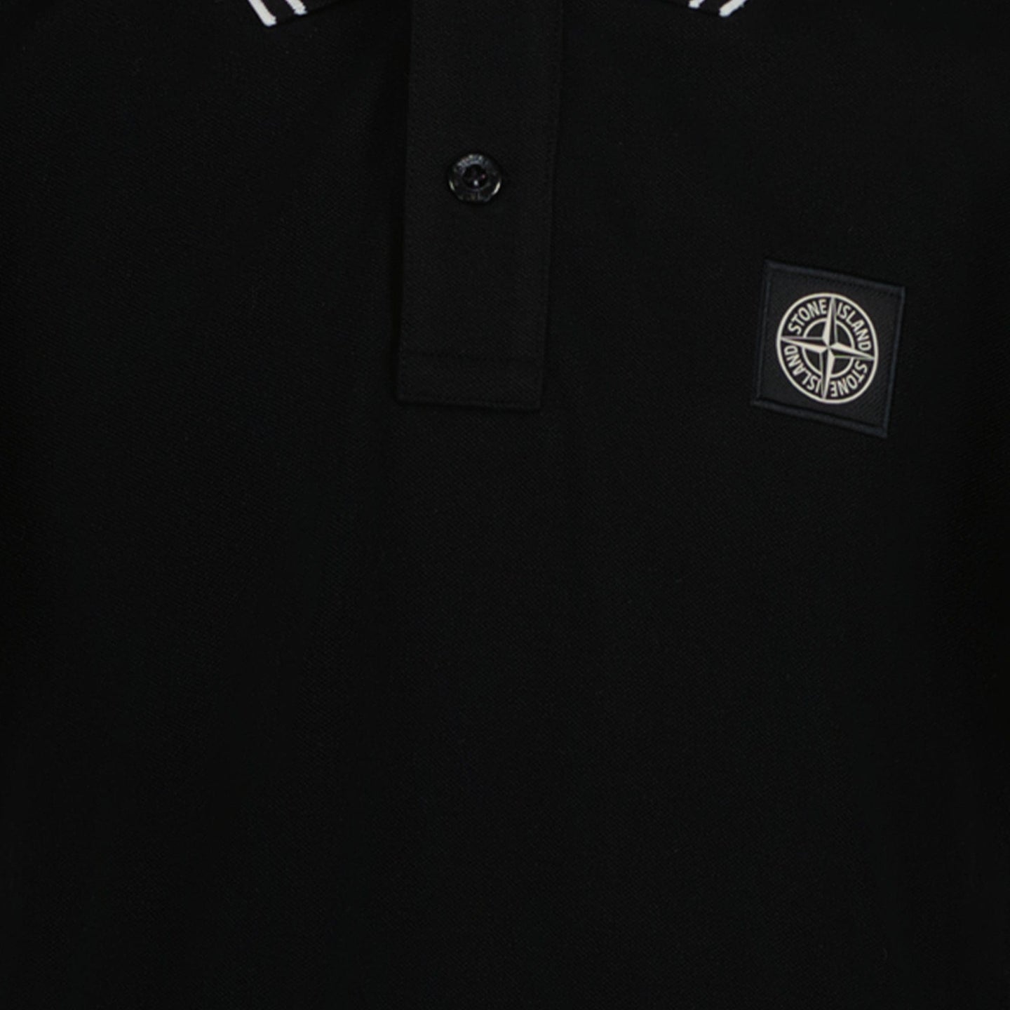 Stone Island Jongens Polo Zwart 2Y