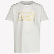 Versace Kids Unisex T-Shirt in White