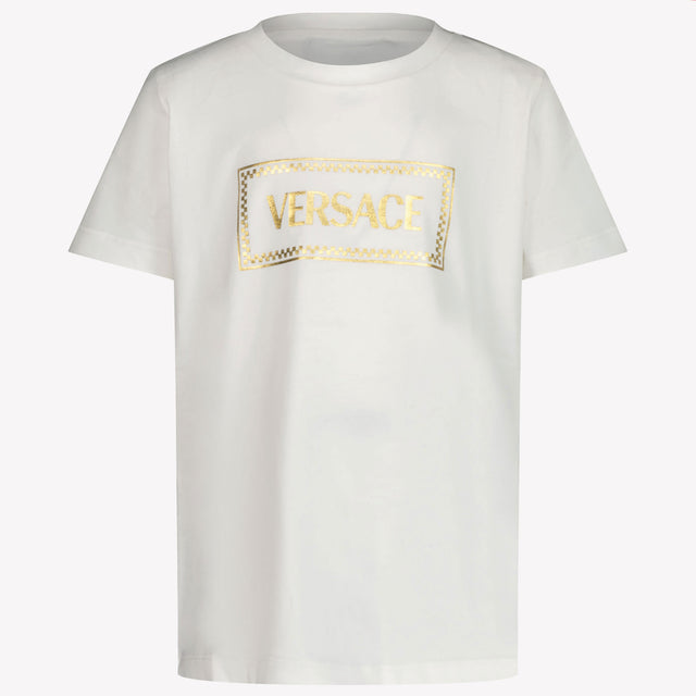 Versace Kids Unisex T-Shirt in White