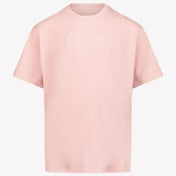 Fendi Kinder Meisjes T-Shirt In Licht Roze