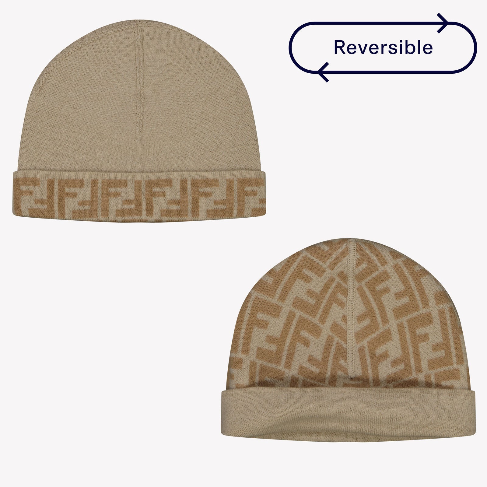 Fendi Unisex Hat Beige