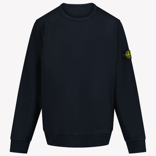 Stone Island Kids Boys Sweater in Navy