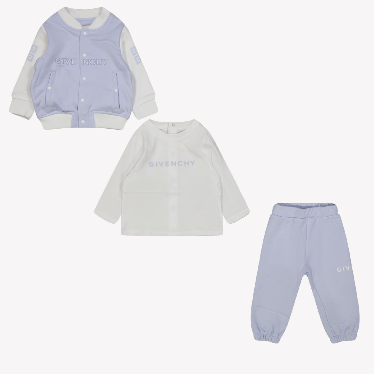 Givenchy Baby Boys Jogging Suit Light Blue