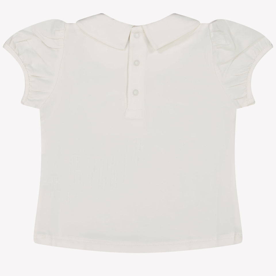 Moschino Baby Girls Polo OffWhite