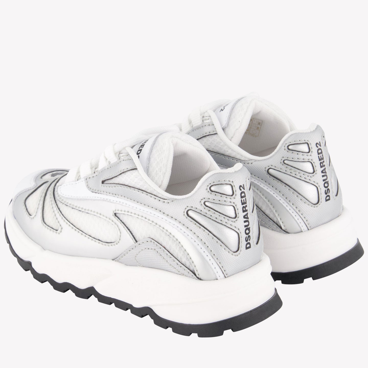 Dsquared2 Meisjes Sneakers In Zilver