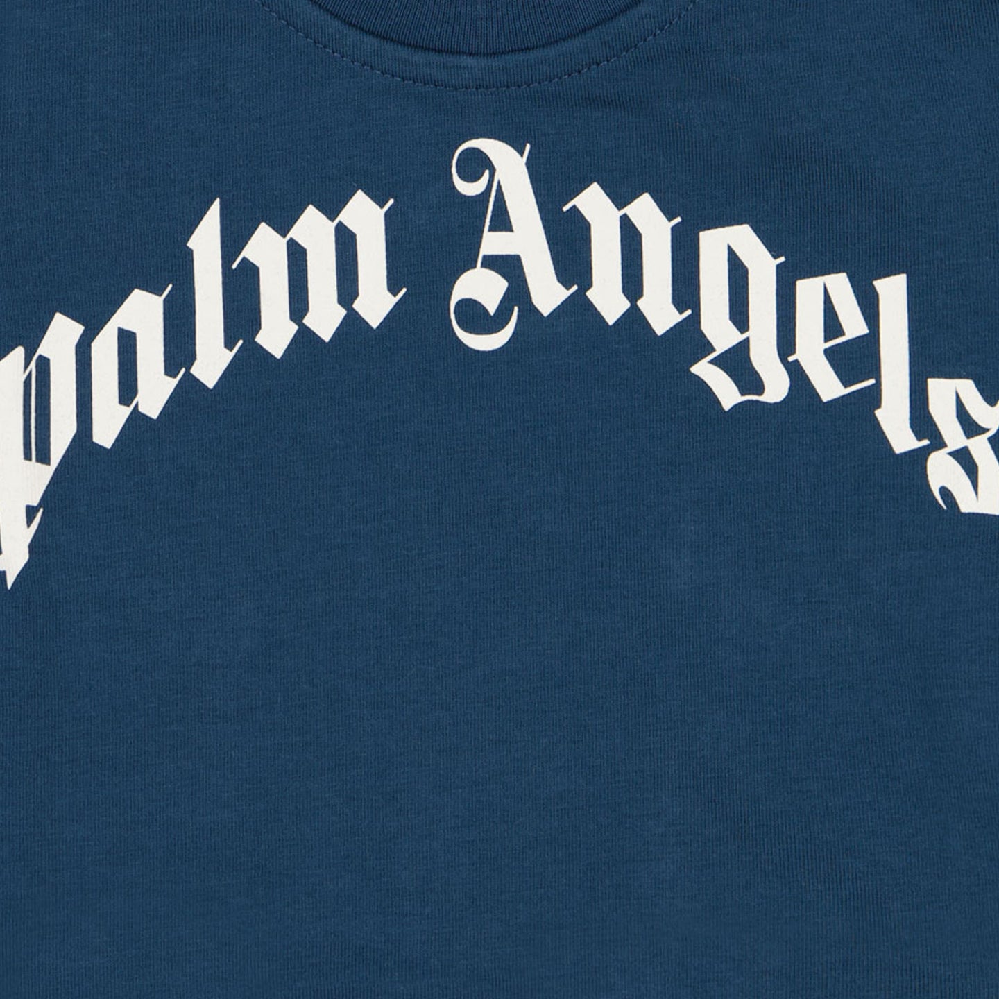 Palm Angels Baby Jongens T-Shirt In Blauw