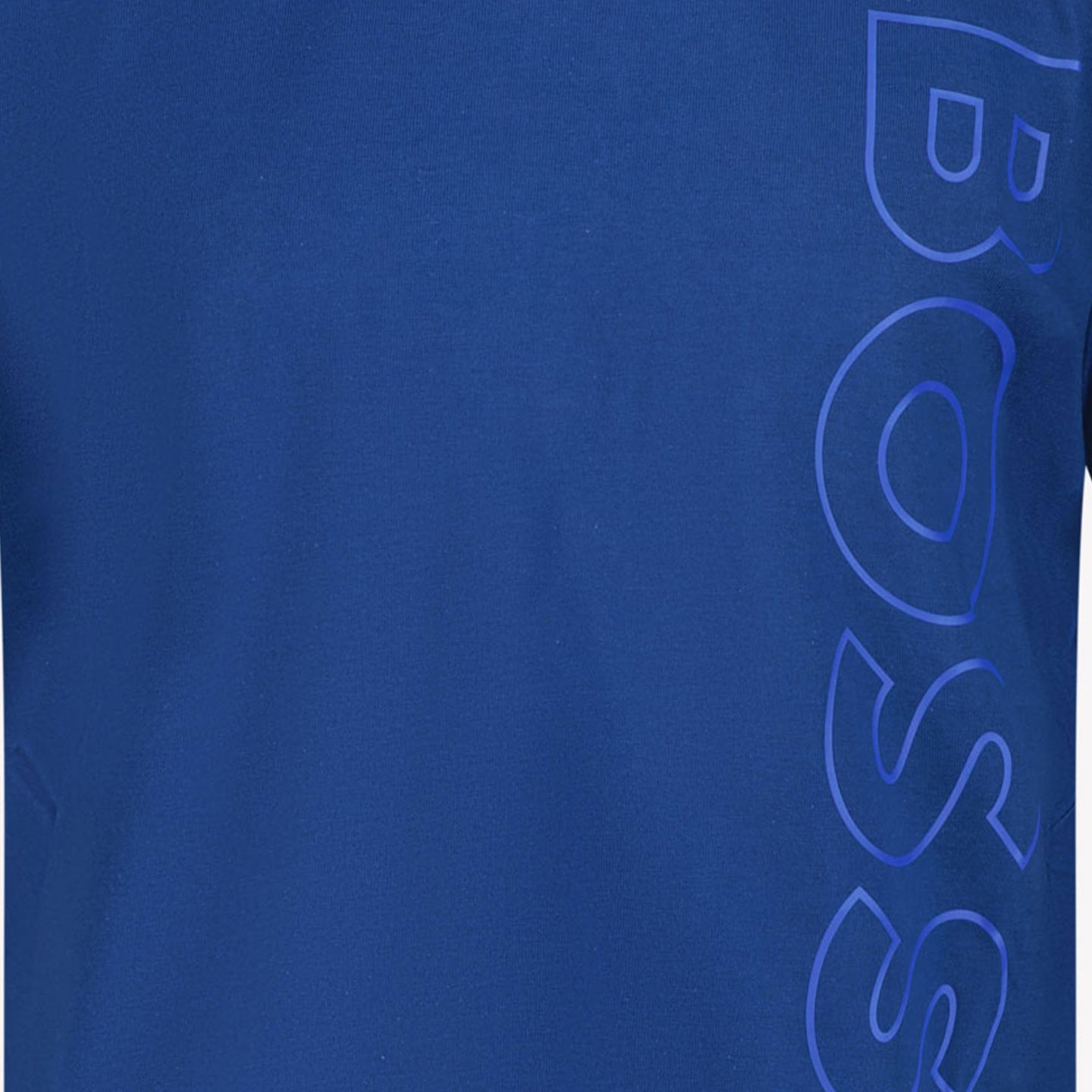 Boss Jongens T-shirt Cobalt Blauw