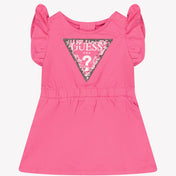 Guess Baby Girls Dress Fuchsia