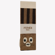 Fendi Baby Unisex Scarves Brown